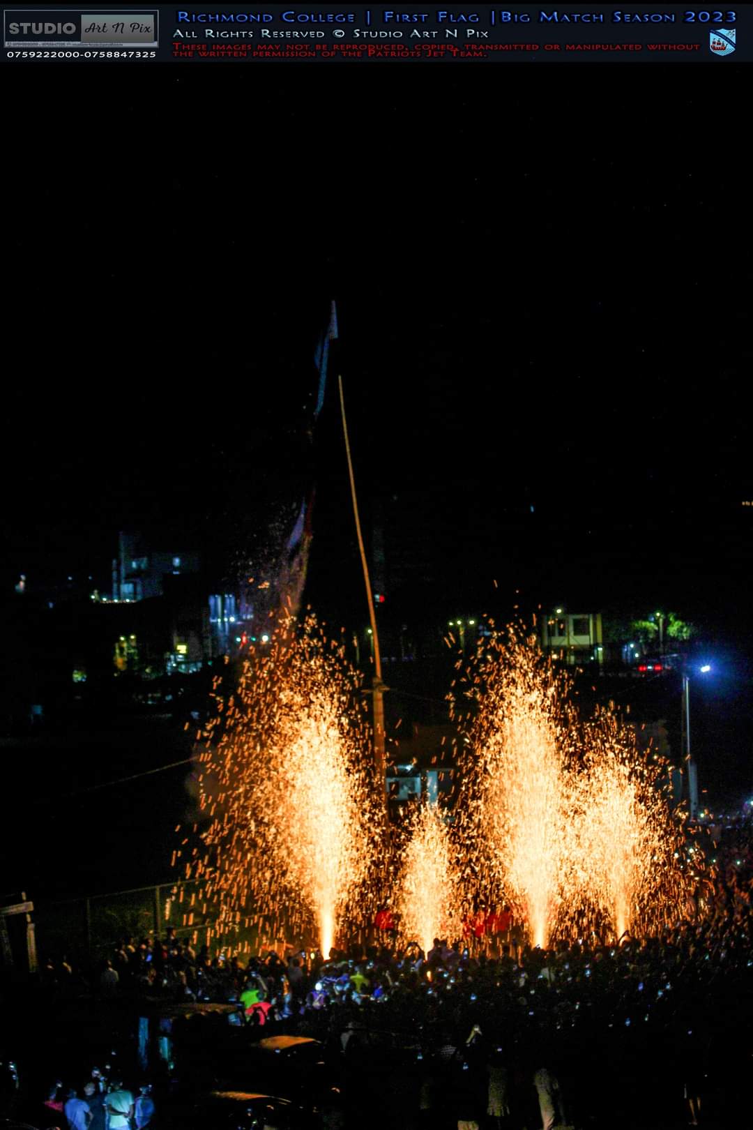 Richmond College Cricket Match Fireworks Display 5